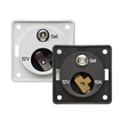BERKER Prise 12V + Satellite Integro