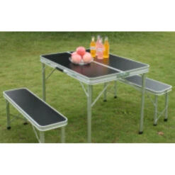 CAMP4 Table Pique-nique Avec Bancs -Outwell Soldes camp4 table pique nique avec bancs 3