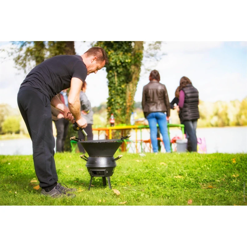 CAO Barbecue Rond Fonte H 49,5 Cm "Belle époque" 3 CAO Barbecue Rond Fonte H 49,5 Cm "Belle époque" – Image 3