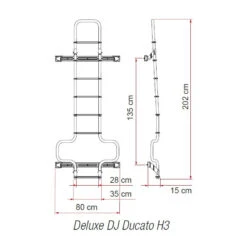 FIAMMA Deluxe DJ Ducato Deep Black -Outwell Soldes fiamma deluxe dj ducato deep black 3