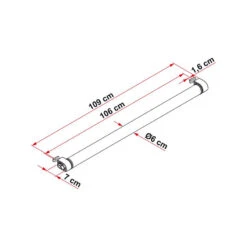 FIAMMA Roller Roof Rail -Outwell Soldes fiamma roller roof rail 2