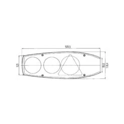 HELLA Feux Arrières Caraluna II Chromés Camping-car -Outwell Soldes hella feux arrieres caraluna ii chromes 2
