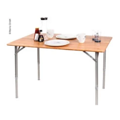 HT Table En Bambou 100 X 65 Cm