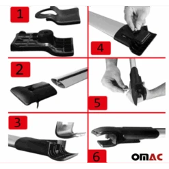 OMAC Barres De Toit Elegance X 2 Ford Transit 5 -Outwell Soldes omac barres de toit elegance x 2 ford transit 5 7