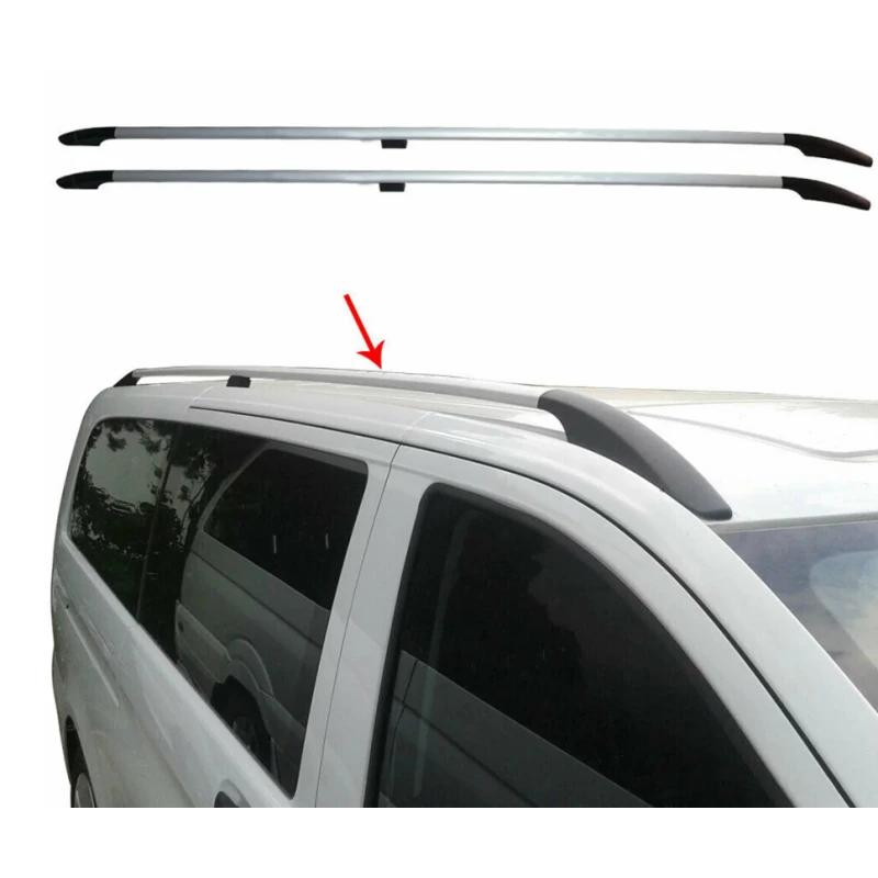 OMAC Rails De Toit Gris MB Vito W447/W639 6 OMAC Rails De Toit Gris MB Vito W447/W639 – Image 6