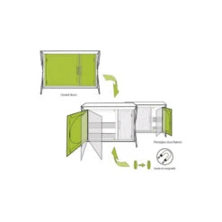 OUTWELL Drayton Kitchen Table -Outwell Soldes outwell cuisine exterieure 6