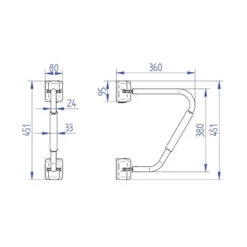 THULE Security Handrail -Outwell Soldes thule security handrail 2