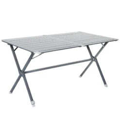 TRIGANO Table Ă Clayettes Aluminium 140 Cm
